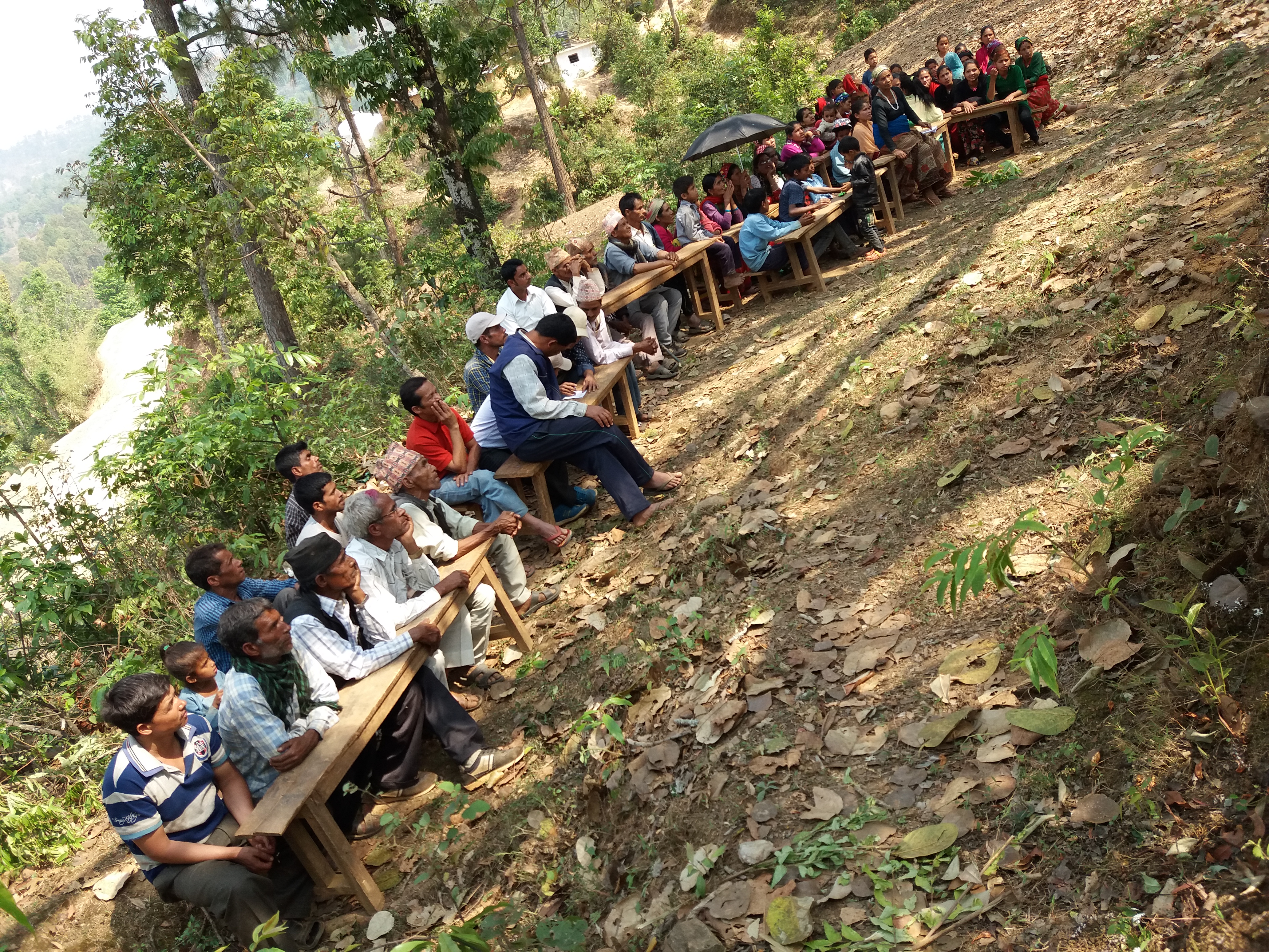 नवदुर्गा आधारभूत विद्यालयमा शैक्षिक संवाद, गुनासै गुनासा